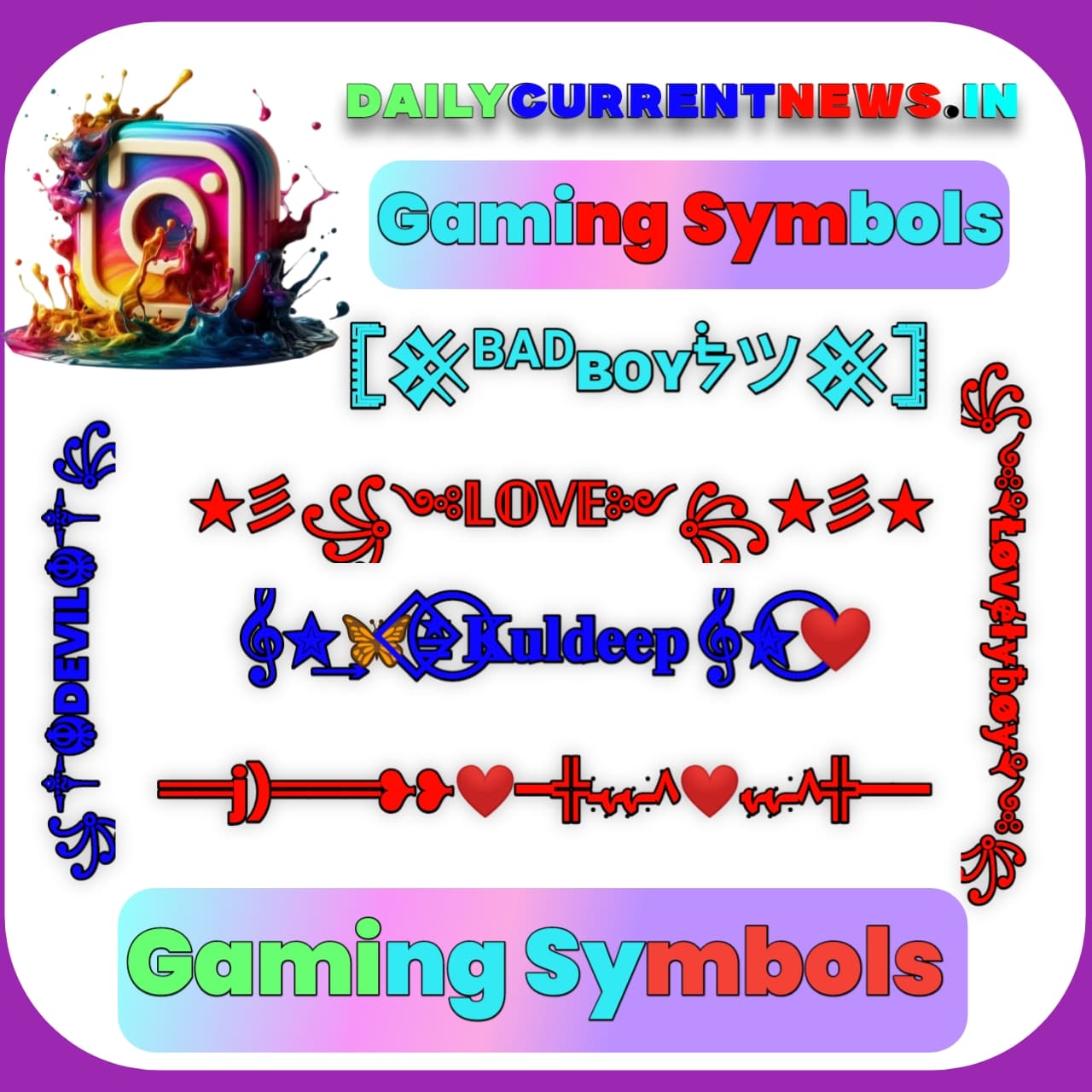 Gaming Symbols Generator