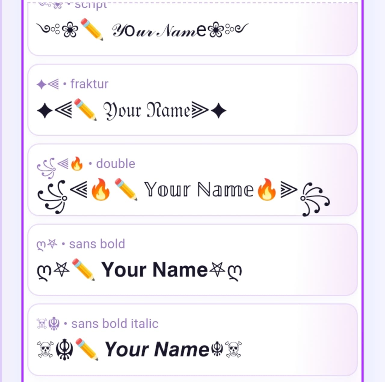 Fancy Nickname Generator Instagram