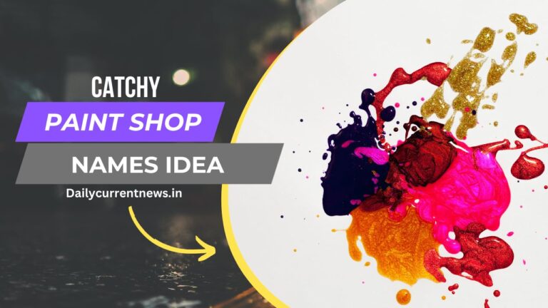 Paint Shop Name Ideas